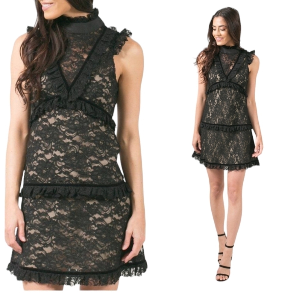 NO.AN MENDOCINO MINI LACE DRESS.